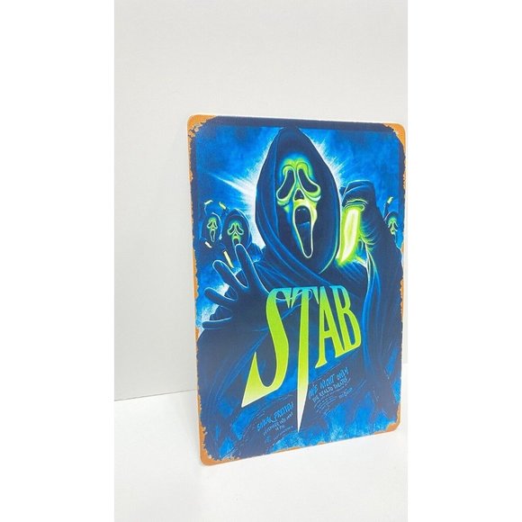 Halloween Decor Tin Sign - Brand New - Picture 3 of 9